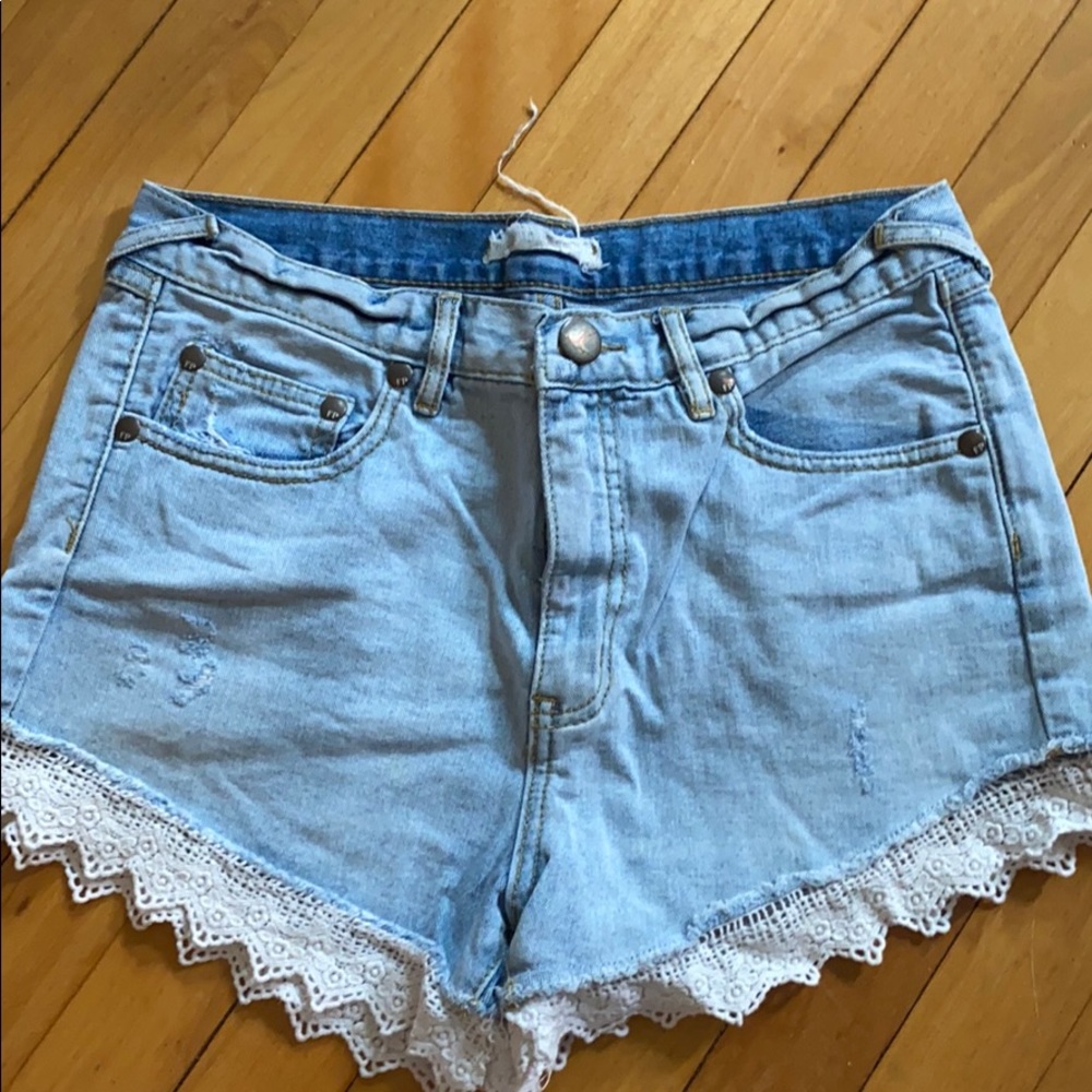Cute Free People Denim Shorts